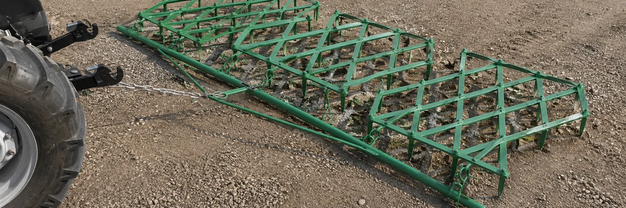 Reduced-tillage harrow equipment